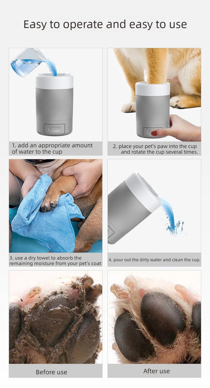 Nettoyant Pattes Automatique Chien et Chat
