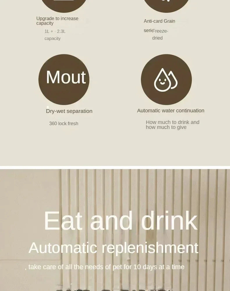 Distributeur Automatique Eau & Croquettes