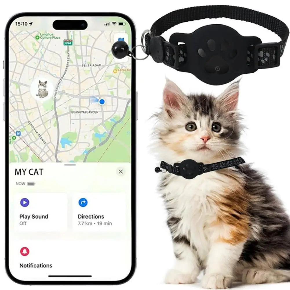 Collier GPS Chat & Chien Étanche