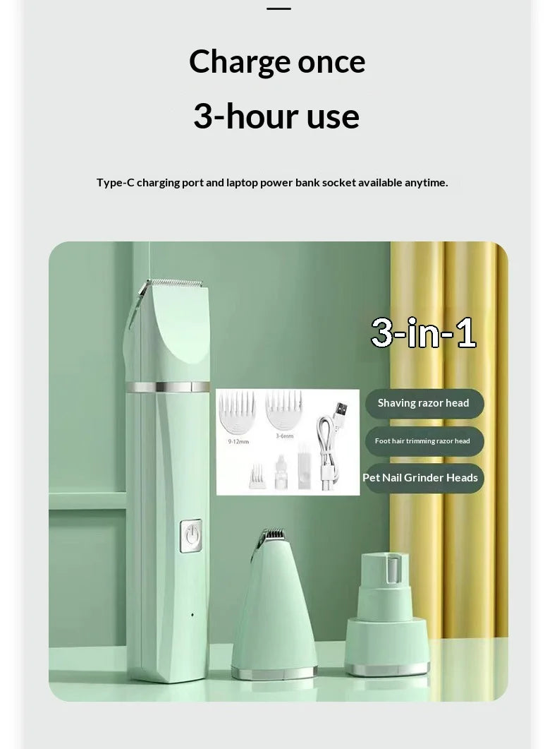 Tondeuse Rechargeable pour Animaux