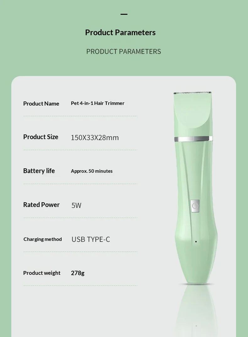 Tondeuse Rechargeable pour Animaux