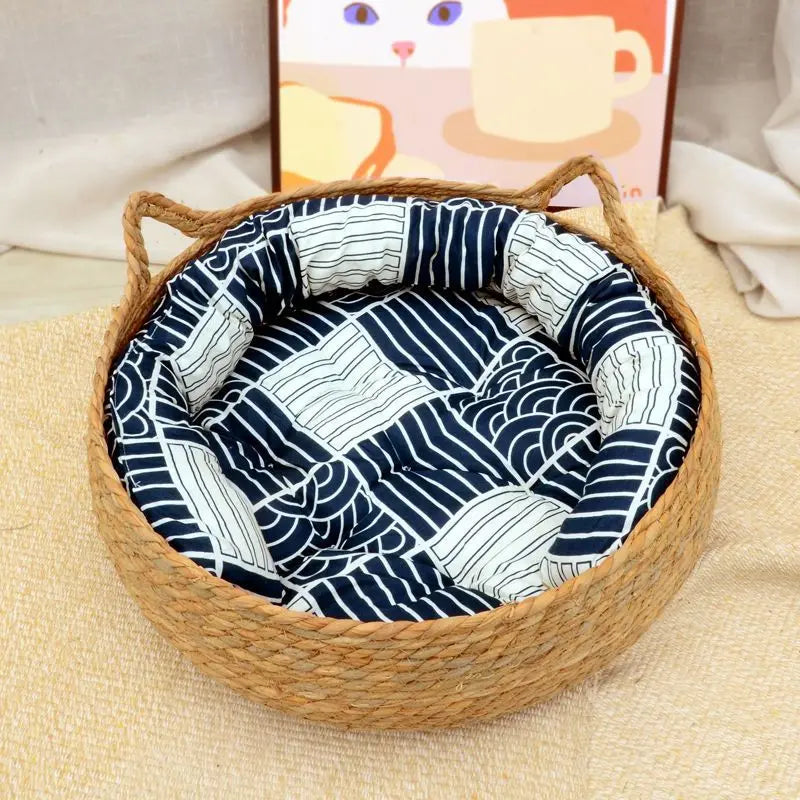 Panier Chat Rotin Douillet