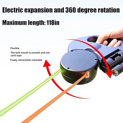 Laisse Double Rétractable LED