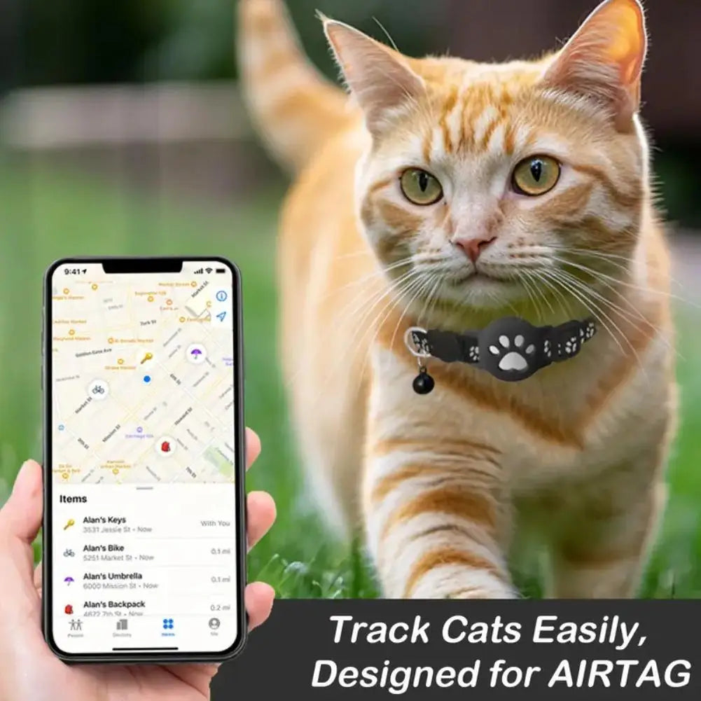 Collier GPS Chat & Chien Étanche